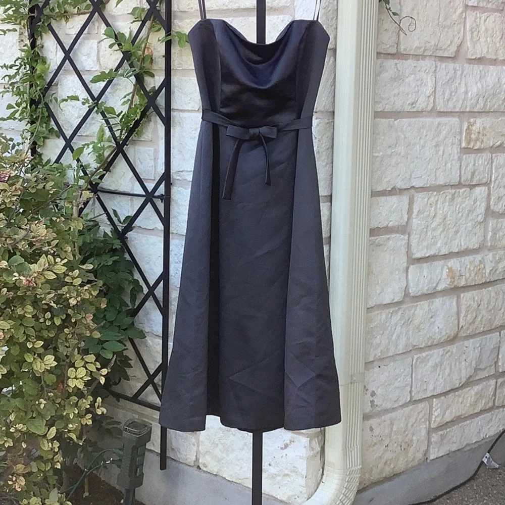 BCBG Maxazria Strapless A line Cocktail Dress - Picture 3 of 5